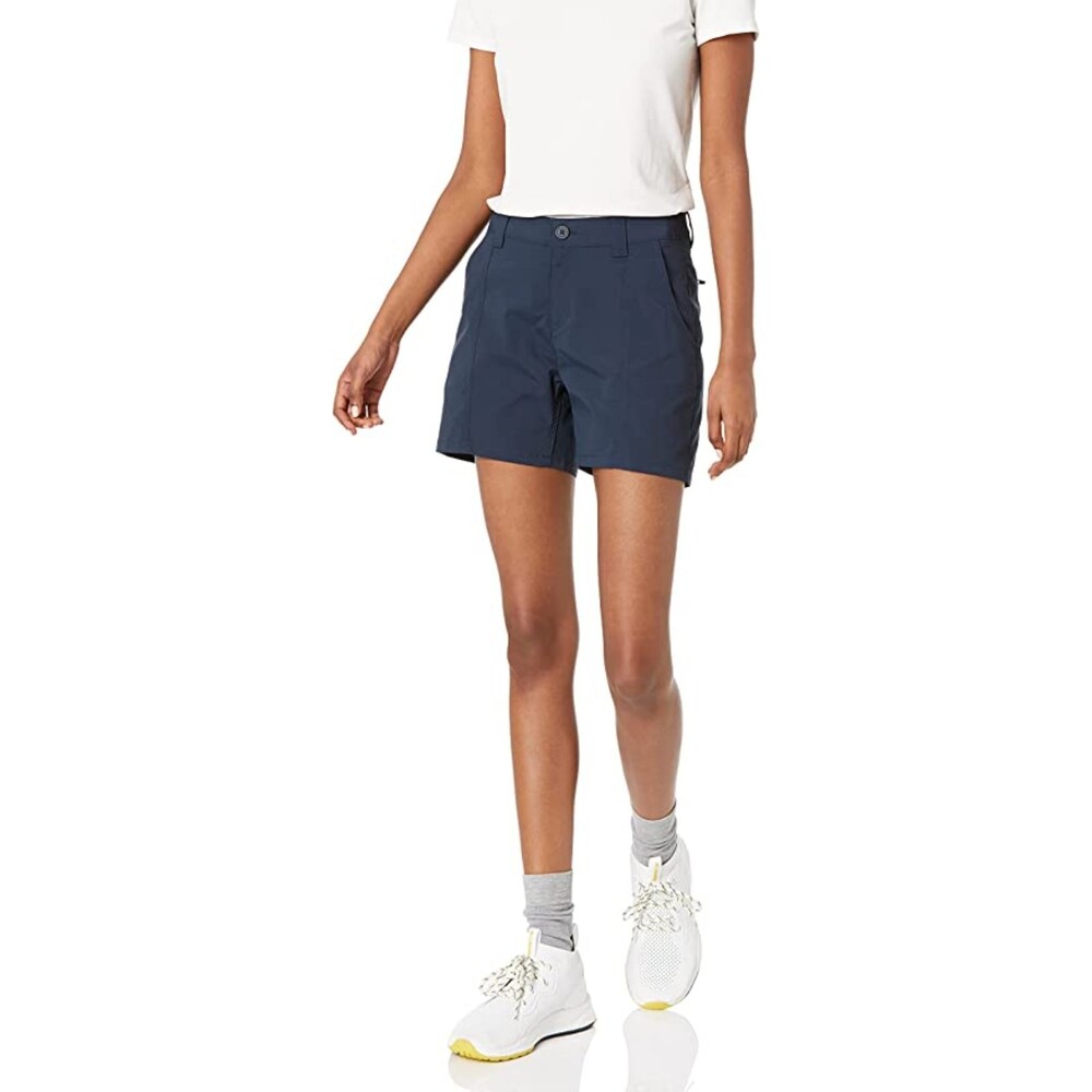Stretch Woven 5" Hiking Shorts With Pockets Navy SIZE-8